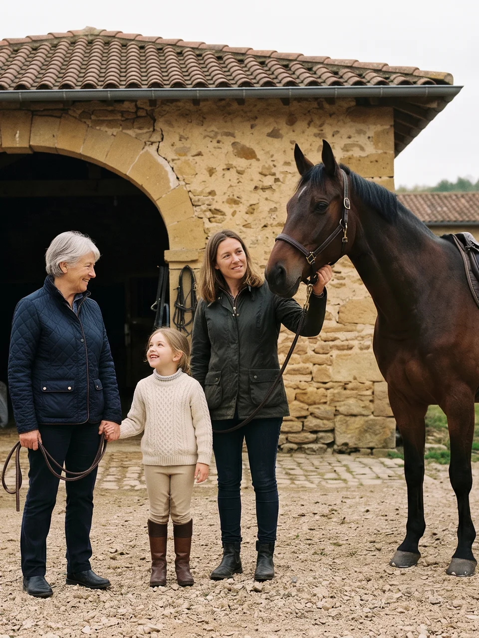 L'équipe, Écuries Ennéa, centre équestre à Marsanne